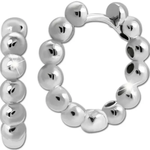 SilberDream Creole Balls 2cm 925 Sterling Silber Damen Ohrringe SDO4448J