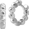 SilberDream Creole Balls Zirkonia 925 Sterling Silber Damen Ohrringe SDO4447W