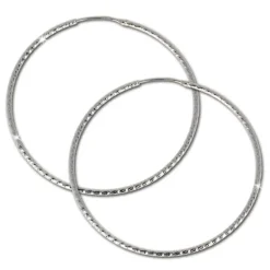 SilberDream Creole Beauty 60mm Ohrring 925 Silber SDO075