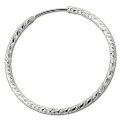 SilberDream Creole Beauty 50mm Ohrring 925 Silber SDO0955