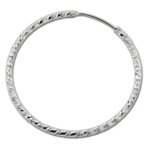 SilberDream Creole Beauty 30mm Ohrring 925 Silber SDO0953