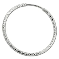 SilberDream Creole Beauty 40mm Ohrring 925 Silber SDO0954