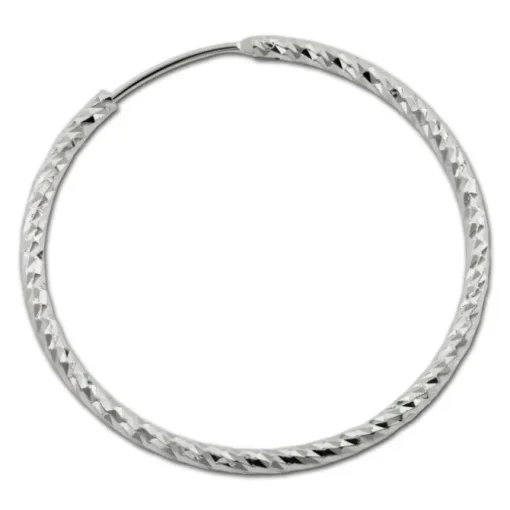 SilberDream Creole Beauty 30mm Ohrring 925 Silber SDO0953