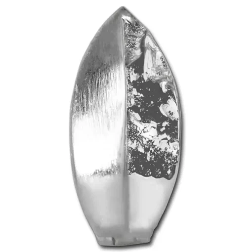 SilberDream Creole Blatt -matt, gehämmert- 925er Silber Damen SDO4402O
