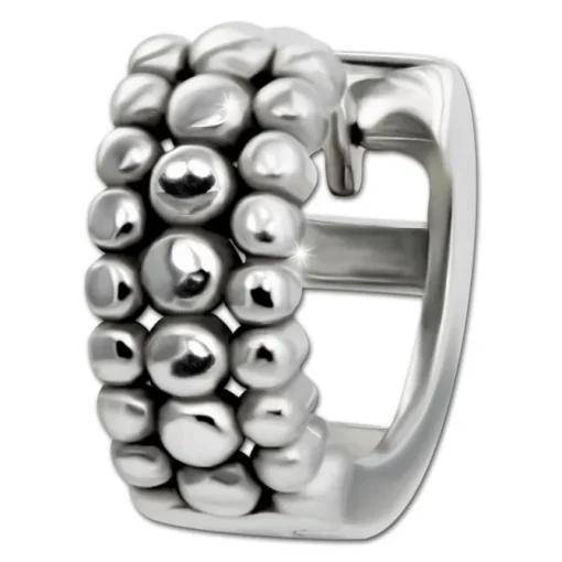 SilberDream Creole Blow 925er Sterling Silber Damen Ohrringe SDO4416J