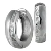SilberDream Creole diamantiert 14mm 925 Sterling Silber Ohrring SDO392J