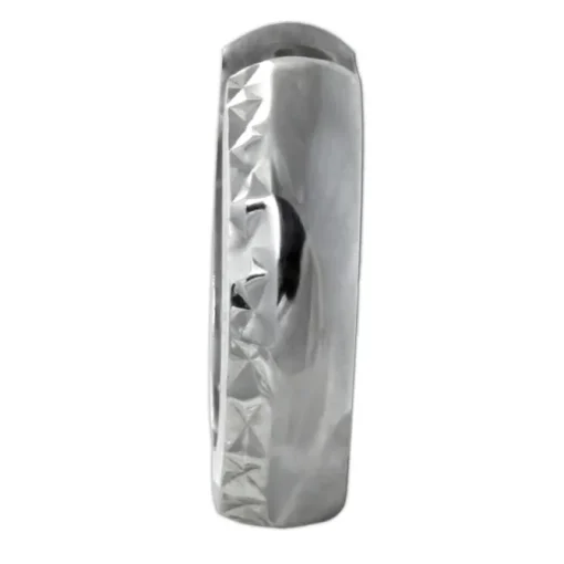 SilberDream Creole diamantiert 14mm 925 Sterling Silber Ohrring SDO392J