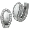 SilberDream Creole Elegance Zirkonia weiß 925 Sterling Silber Damen SDO4357W