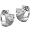 SilberDream Creole Elegance Zirkonia weiß 925 Sterling Silber Damen SDO4307W