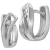 SilberDream Creole Fantasie Zirkonia weiß 925 Sterling Silber Damen SDO4359W