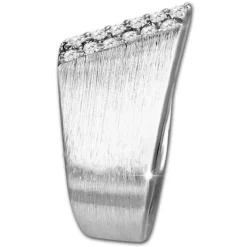 SilberDream Creole Fountain Zirkonia weiß 925 Sterling Silber Damen SDO4353W