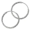 SilberDream Creole gedreht 30mm Ohrring 925 Silber SDO87123