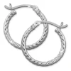 SilberDream Creole gedreht 20mm Damen Ohrring 925 Sterling Silber SDO0062J