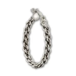 SilberDream Creole Geflecht 925 Sterling Silber Damen Ohrring SDO67312