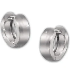 SilberDream Creole Glanz 11mm 925 Sterling Silber Ohrring SDO4298J
