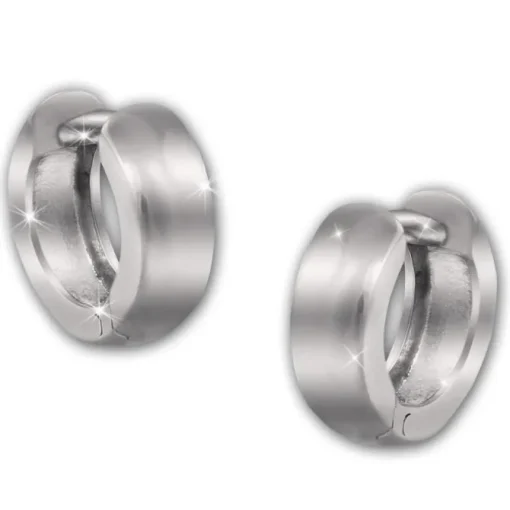 SilberDream Creole Glanz 11mm 925 Sterling Silber Ohrring SDO4298J