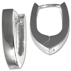 SilberDream Creole glanz 925 Sterling Silber Ohrring SDO307