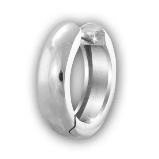 SilberDream Creole Glanz 14mm 925 Sterling Silber Ohrring SDO4300J