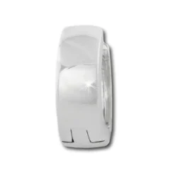 SilberDream Creole Glanz klein 12mm 925 Sterling Silber Ohrring SDO333S2