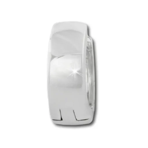 SilberDream Creole Glanz klein 12mm 925 Sterling Silber Ohrring SDO333S2