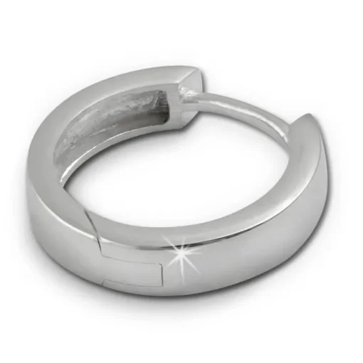 SilberDream Creole Glanz 15mm 925 Sterling Silber Ohrring SDO348S