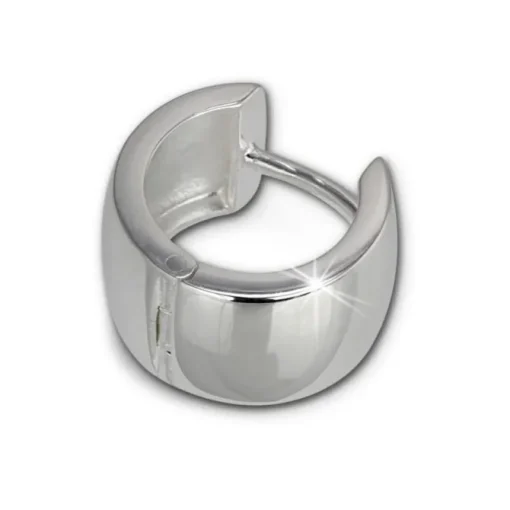 SilberDream Creole Glanz 13mm 925 Sterling Silber Ohrring SDO372S