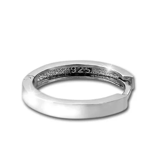 SilberDream Creole Glanz 17mm 925 Sterling Silber Ohrring SDO4310J