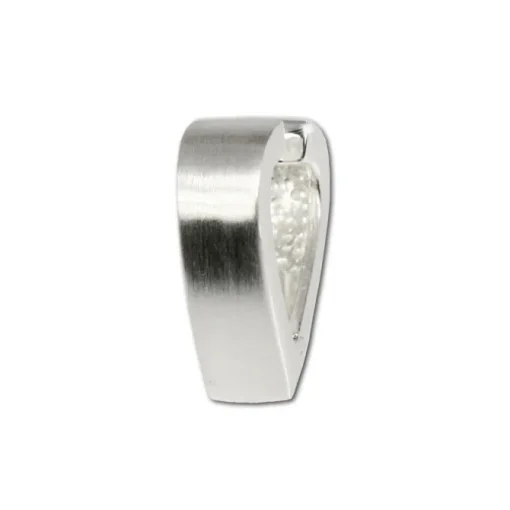 SilberDream Creole Herz matt 925 Sterling Silber Ohrring SDO304