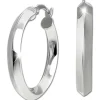 SilberDream Creole Hoop 925 Sterling Silber Damen Ohrringe SDO4462J