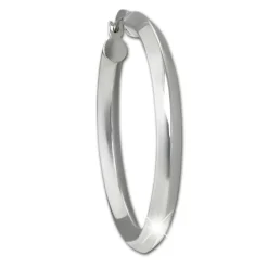 SilberDream Creole Hoop 925 Sterling Silber Damen Ohrringe SDO4461J