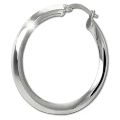 SilberDream Creole Hoop 925 Sterling Silber Damen Ohrringe SDO4461J