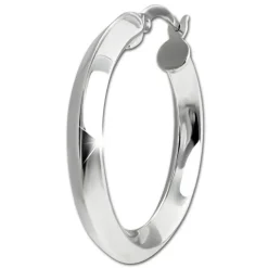 SilberDream Creole Hoop 925 Sterling Silber Damen Ohrringe SDO4462J