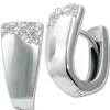SilberDream Creole Klassik Zirkonia weiß 925 Sterling Silber Damen SDO4354W