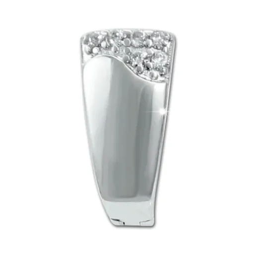 SilberDream Creole Klassik Zirkonia weiß 925 Sterling Silber Damen SDO4354W