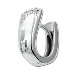 SilberDream Creole Klassik Zirkonia weiß 925 Sterling Silber Damen SDO4354W
