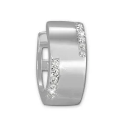 SilberDream Creole Line Zirkonia weiß 925er Silber Damen SDO4267W