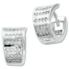 SilberDream Creole Lines Zirkonia weiß 925 Sterling Silber Damen SDO4398W