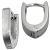 SilberDream Creole matt 925 Sterling Silber Ohrring SDO308M