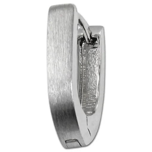 SilberDream Creole matt 925 Sterling Silber Ohrring SDO308M