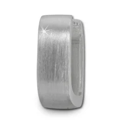SilberDream Creole Matt eckig 925 Sterling Silber Ohrring SDO347M