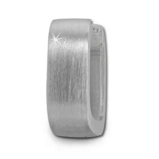SilberDream Creole Matt eckig 925 Sterling Silber Ohrring SDO347M