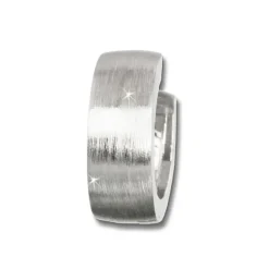 SilberDream Creole Matt klein 12mm 925 Sterling Silber Ohrring SDO333M2