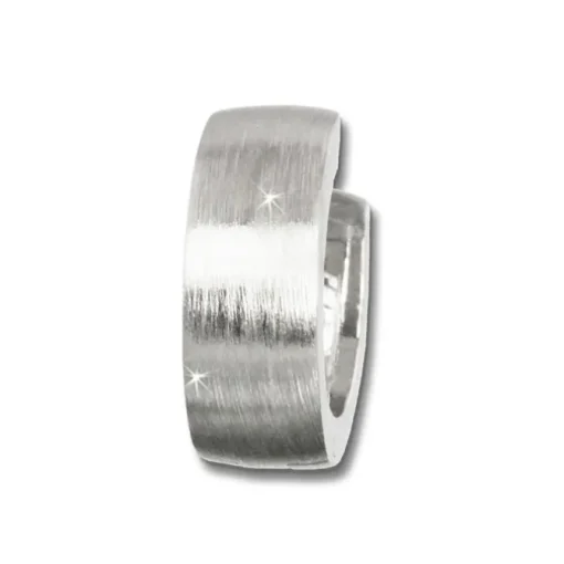 SilberDream Creole Matt klein 12mm 925 Sterling Silber Ohrring SDO333M2