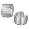SilberDream Creole Matt 13mm 925 Sterling Silber Ohrring SDO372M
