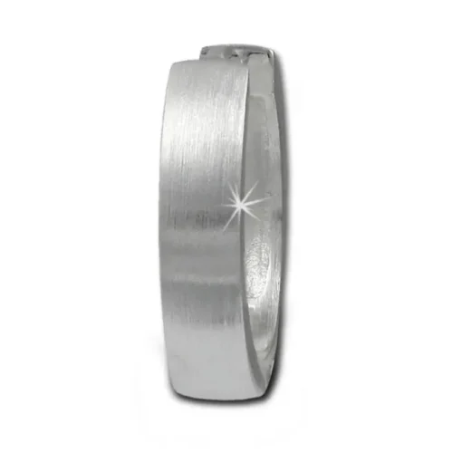 SilberDream Creole Matt 15mm 925 Sterling Silber Ohrring SDO348M