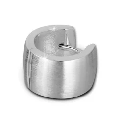 SilberDream Creole Matt 14mm 925 Sterling Silber Ohrring SDO382M