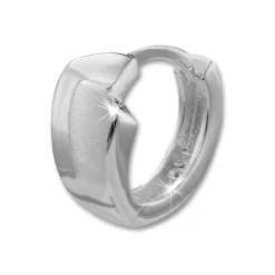 SilberDream Creole matt/glanz 925 Sterling Silber Ohrring SDO391J