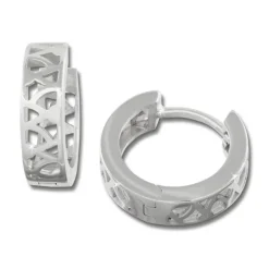 SilberDream Creole Muster Design 925 Sterling Silber Ohrring SDO3325