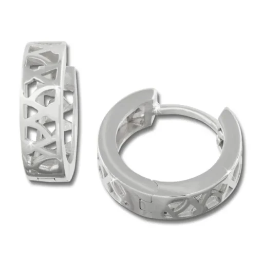 SilberDream Creole Muster Design 925 Sterling Silber Ohrring SDO3325