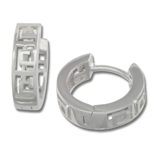 SilberDream Creole Muster Antik 925 Sterling Silber Ohrring SDO3315